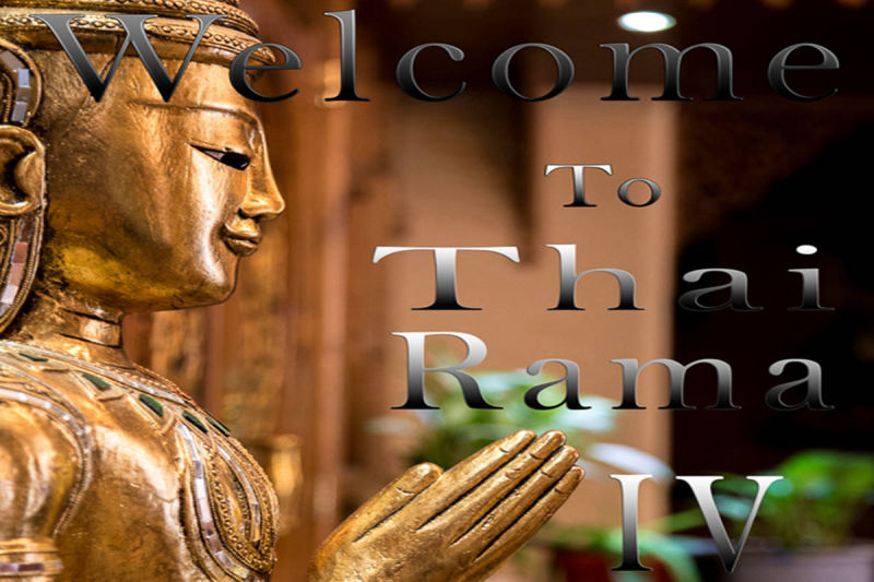 Thai Rama IV Restaurant Welcome Buddha